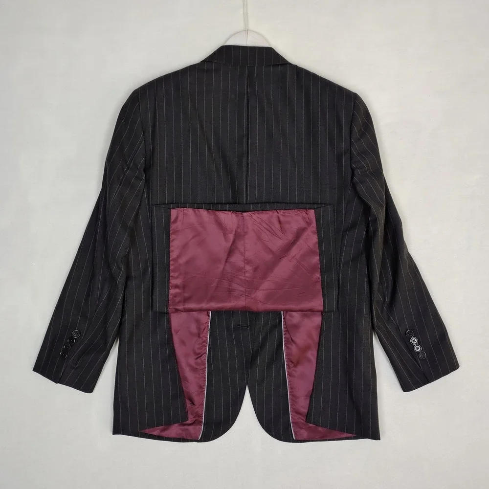 Brooks Brothers Brooksgate Milano Pinstripe Blazer Canali Wool 42R